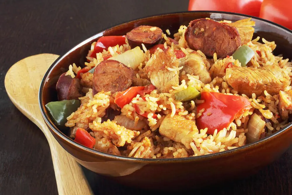 Jambalaya Au Poulet Et Au Chorizo