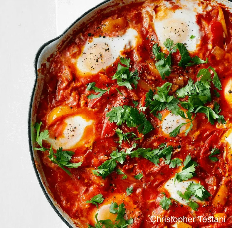 Blanquette De Poivrons Et Tomates Aux œufs – Tchoutchouka