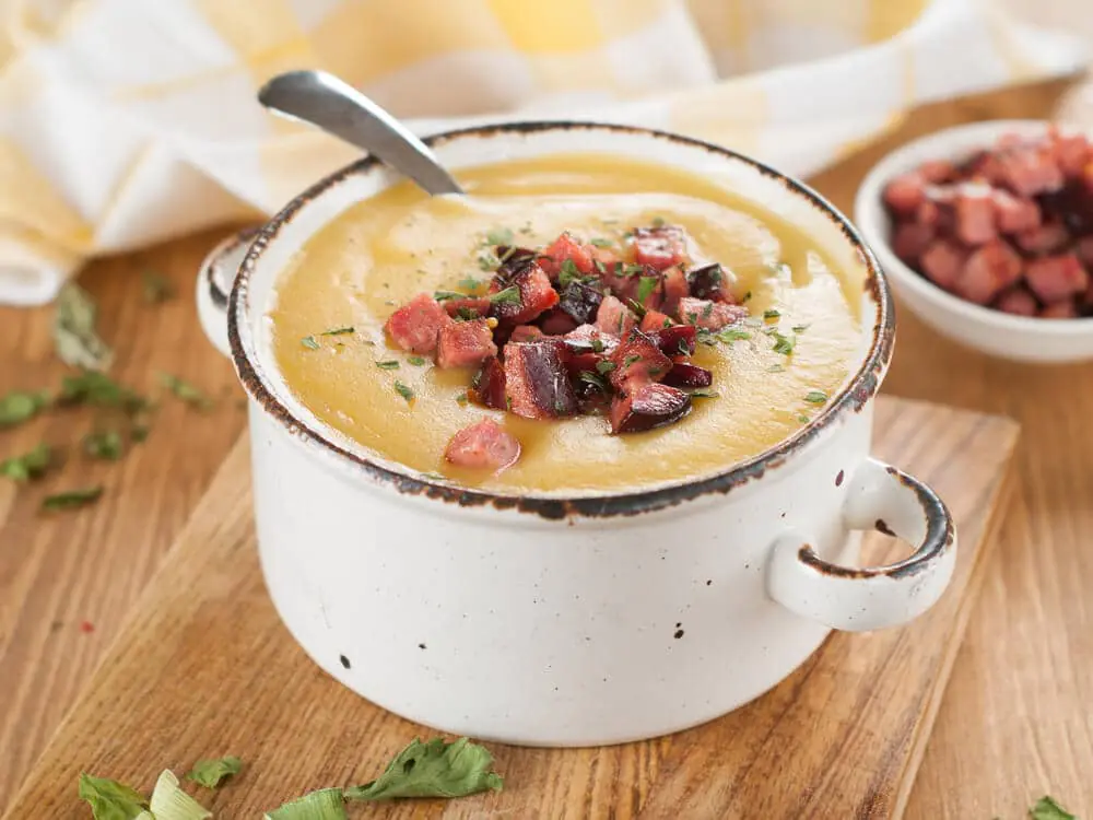 Soupe De Poireaux, Haricot Et Chorizo
