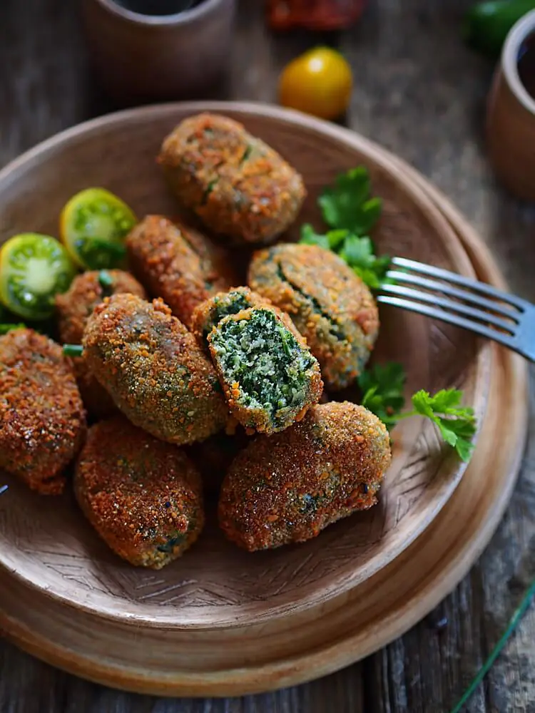Croquettes Végétaliennes Aux épinards
