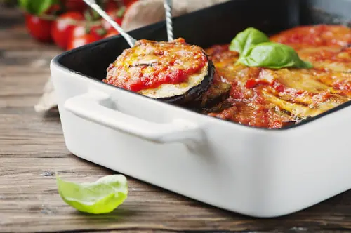Gratin D’aubergines Au Parmesan