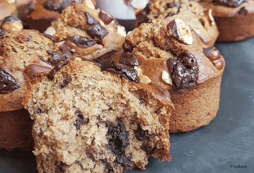Muffins Healthy Choco-noisette Vegan