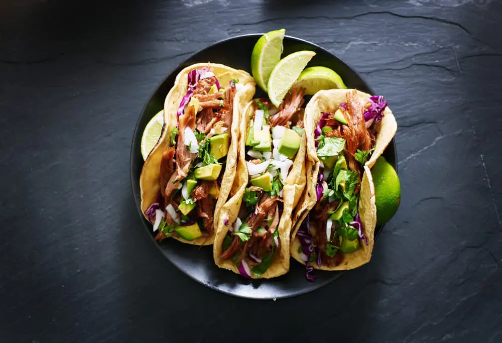 Tacos De Patates Douces à L’avocat