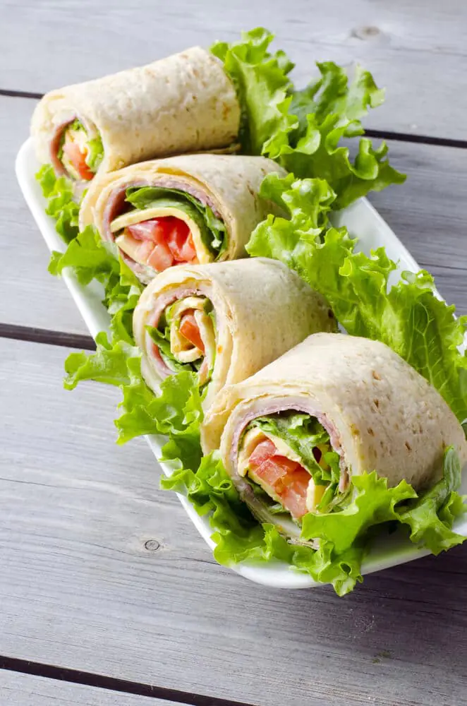 Wrap Dinde Et Crudités